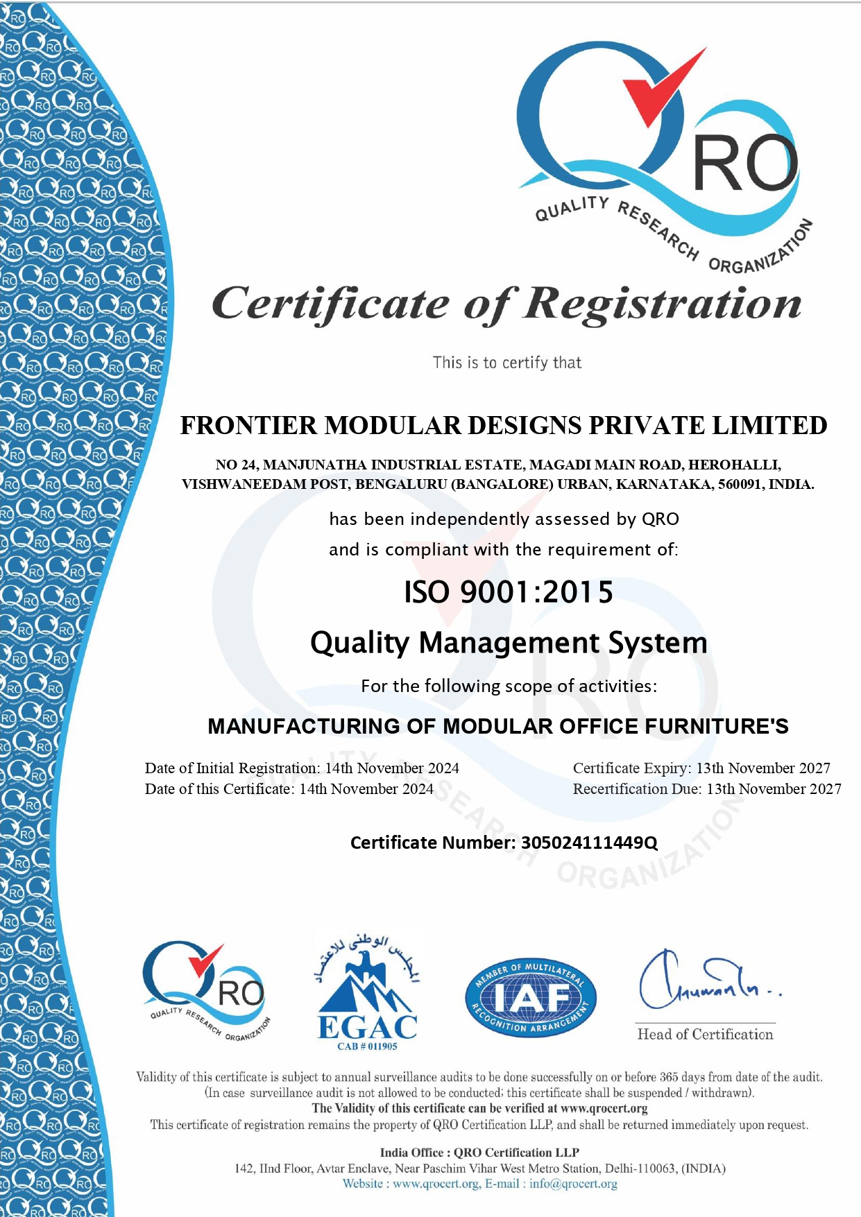 305024111449q - frontier modular designs private limited - iso 9001-2015-1_page-0001